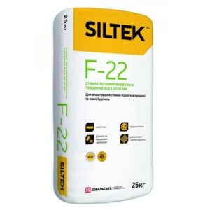 CТЯЖКА тёплый пол SILTEK F-22 (25кг) 5-40мм CТЯЖКА тёплый пол SILTEK F-22 (25кг) 5-40мм
